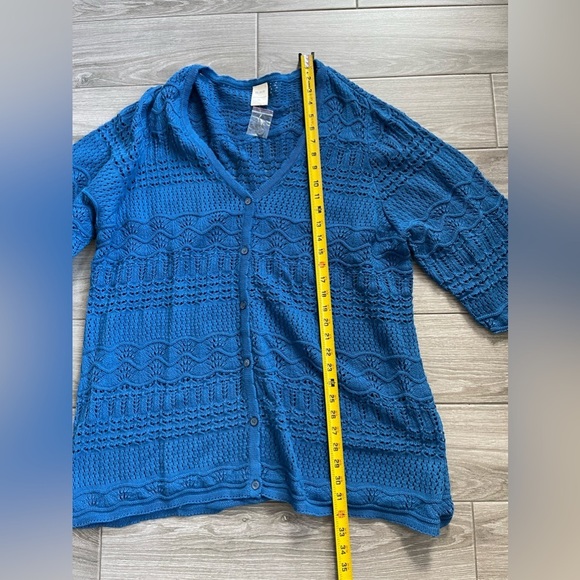 Blair Long Knit Cardigan Sweater, Size 2XL—New with Tags!•••Crotchet Style! - Picture 10 of 11